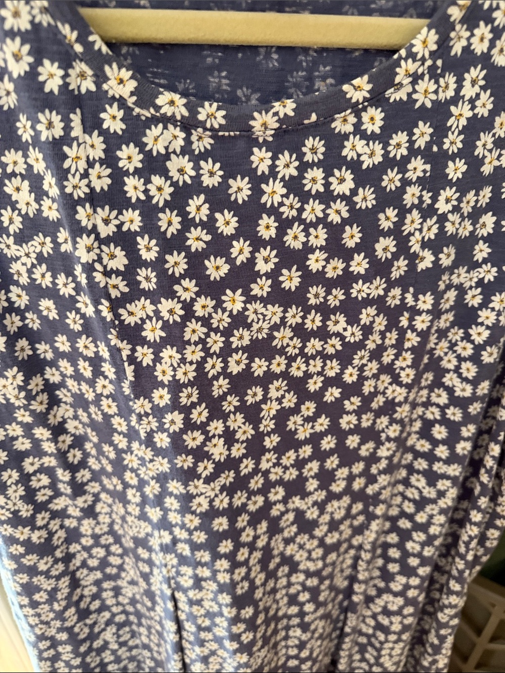 J. Jill Blue Daisy Print Sleeveless Dress 👗 Large  💐 - Picture 8 of 12